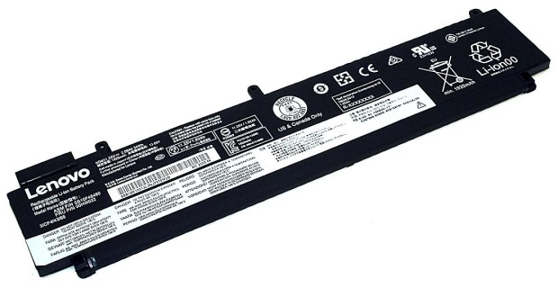 Аккумуляторная батарея для ноутбукa Lenovo ThinkPad T460s (13,05V 1920mAh) PN: 00HW022, черная