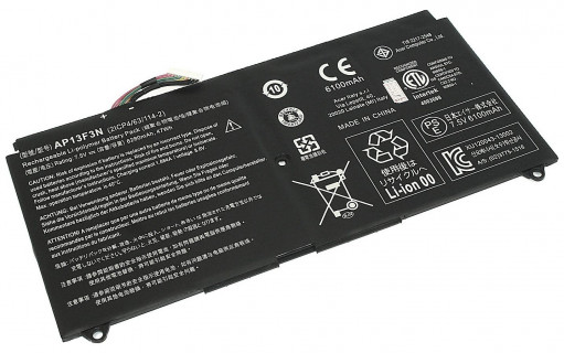 Батарея для ноутбуков ACER S7-392 серии (7.5V 6250mAh) AP13F3N