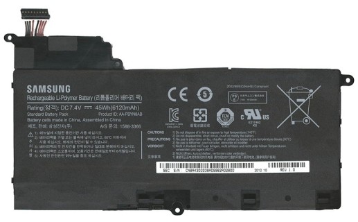 Аккумуляторная батарея для ноутбука Samsung 530U4B (7.4V 6120mAh) PN: AA-PBYN8AB