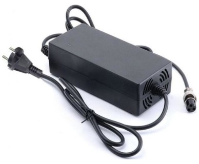 Зарядное устройство для электросамокатов Kugoo 54.6v 2A (штекер с резьбой и 3 отверстиями 12mm)