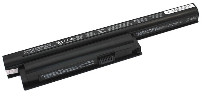 Аккумуляторная батарея для ноутбука Sony SVE14 SVE15 SVE17 (10.8V 5300mah) PN: VGP-BPS26A, черная