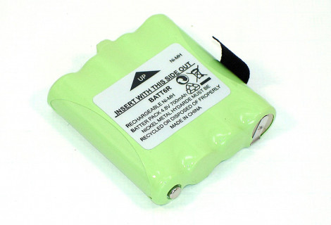 Аккумулятор для раций Midland G6 LXT200 LXT300 LXT400 серии (4.8V, 700mAh, Ni-MH) 
