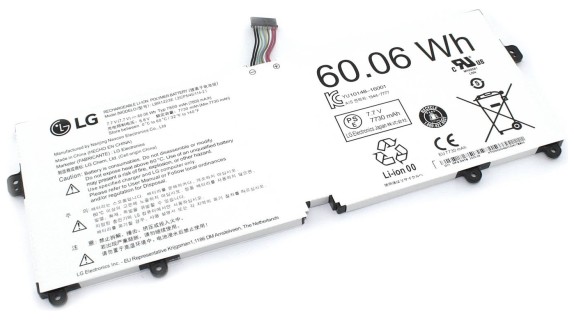 Аккумуляторная батарея для ноутбука LG Gram 14 (7.7V 7800mAh) PN: LBR1223E