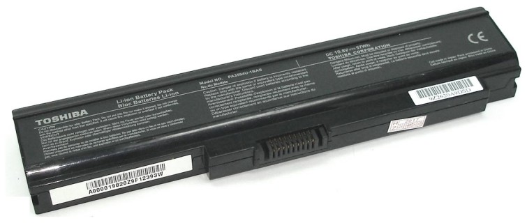 Аккумуляторная батарея для ноутбука Toshiba Satellite Pro U300 (11.1V 52Wh) PN: PA3593U-1BAS, черная